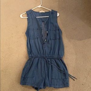 Love Stitch chambray romper